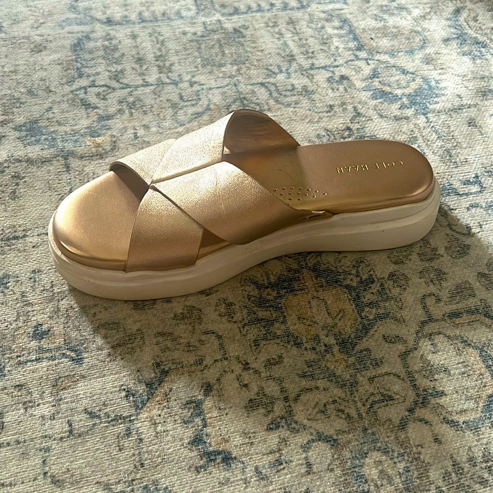 sandals with a small platform .